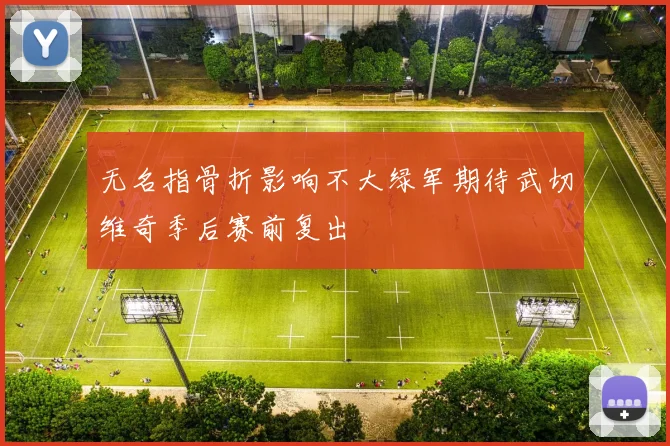 无名指骨折影响不大绿军期待武切维奇季后赛前复出